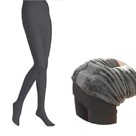 Alexvyan Women Warm Thick Fur Lined Fleece Winter Thermal Soft Legging Tights Stocking – Slim Fit